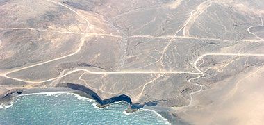 Luftbild von Fuerteventura