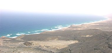Panoramaausblick Playa de Cofete