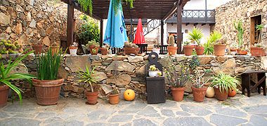 Innenhof, Casa Isaitas in Pajara auf Fuerteventura